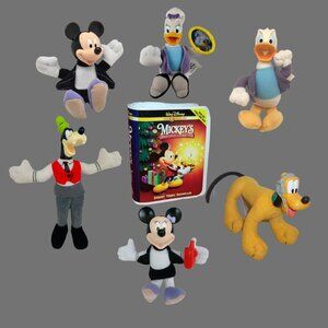 Disney House Of Mouse McDonalds Soft Toy Bundle Complete Set